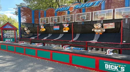 Long range basketball game