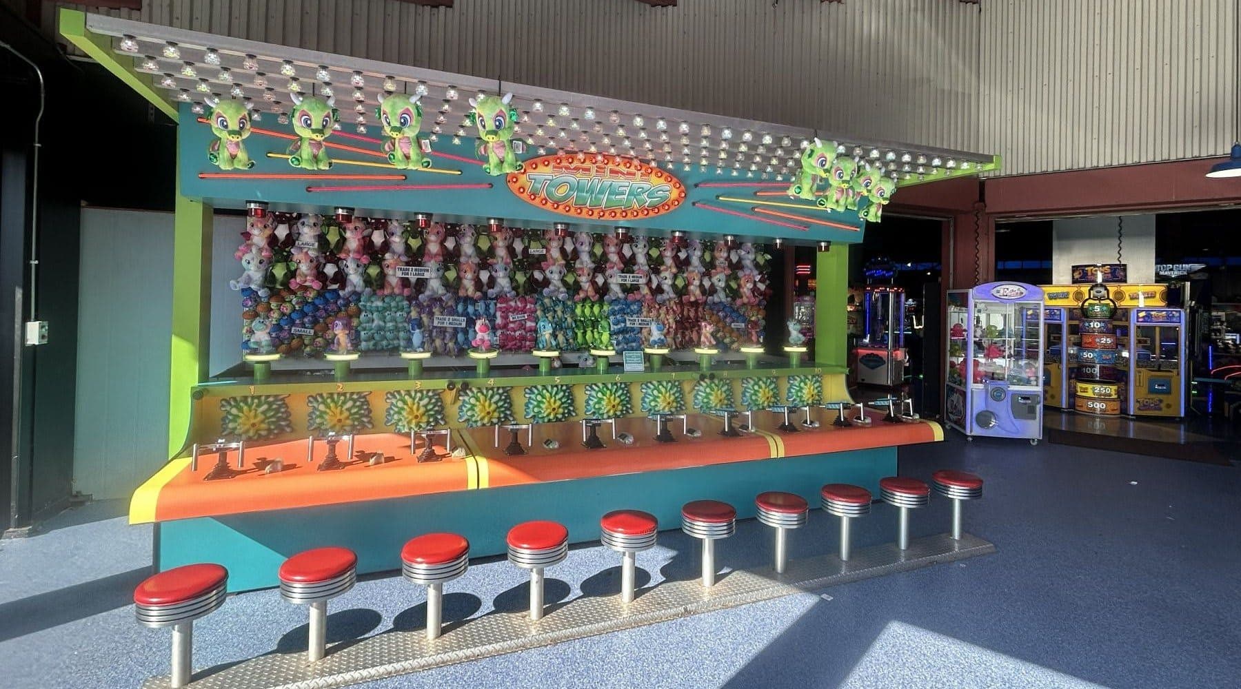 Mini towers game at Hersheypark