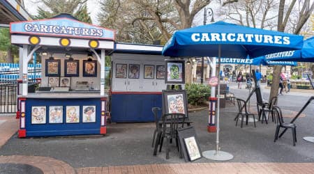Kaman's portraits and caricatures stand