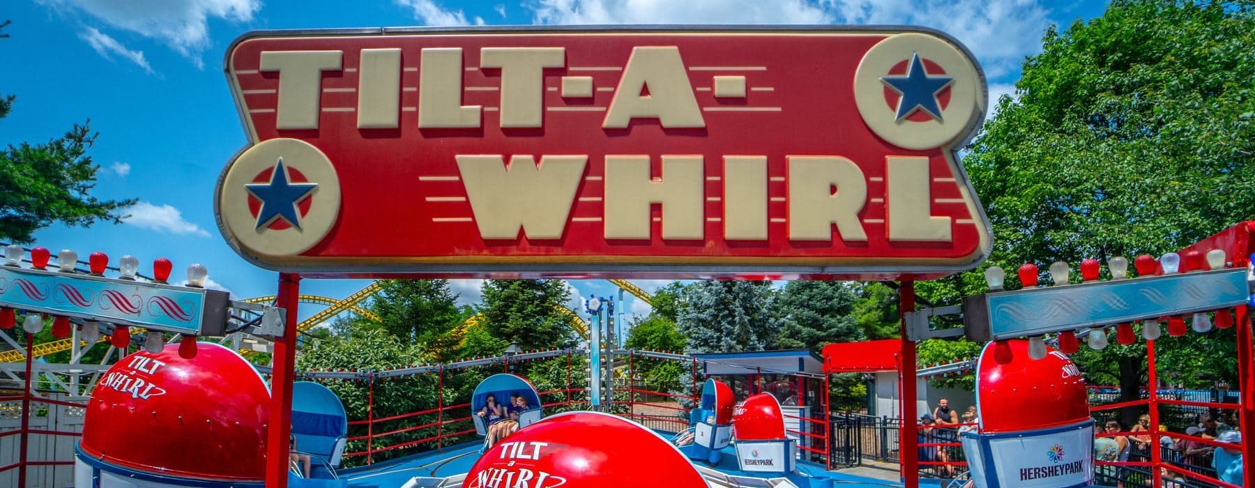 Tilt-a-whirl ride at Hersheypark