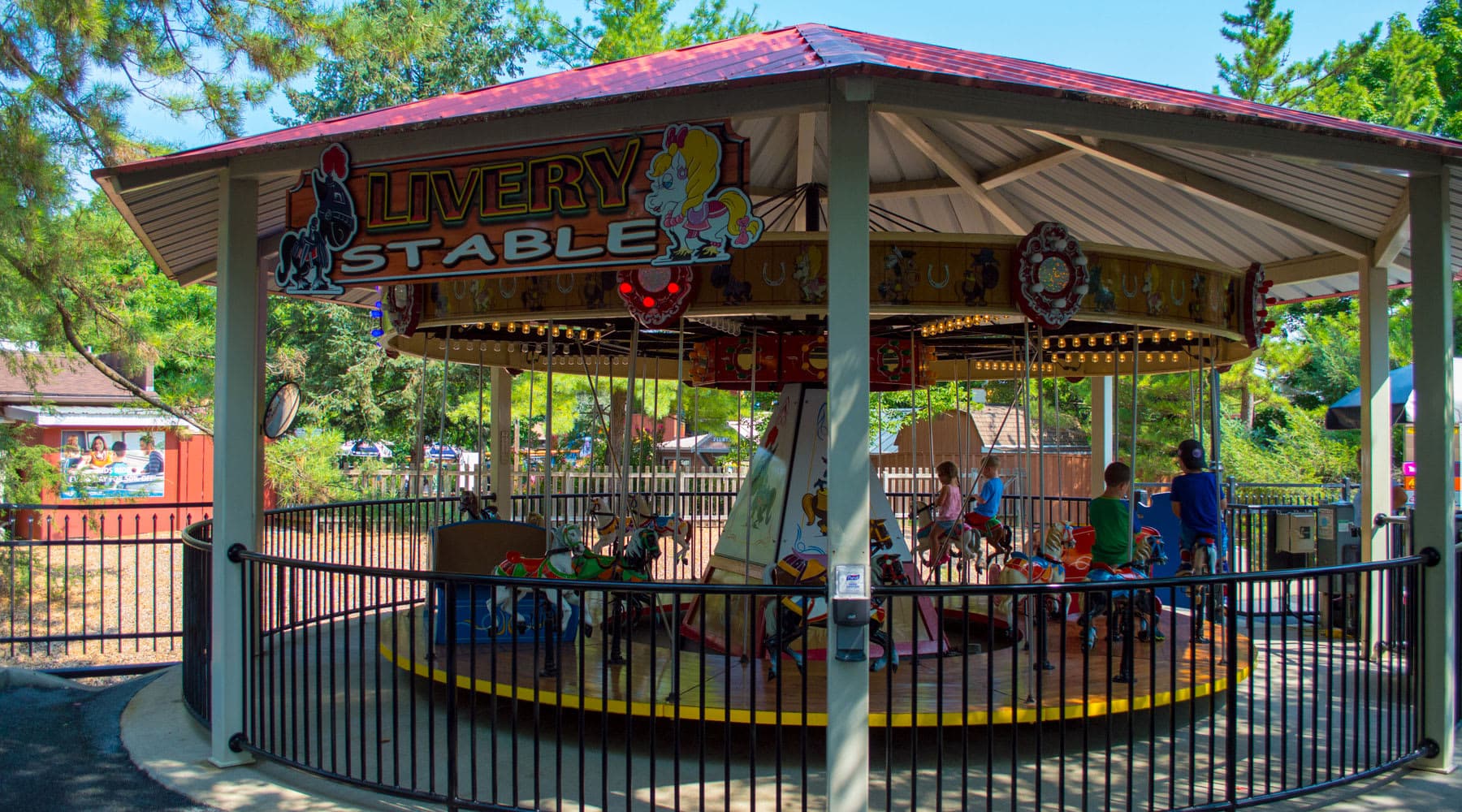 Livery Stables ride at Hersheypark