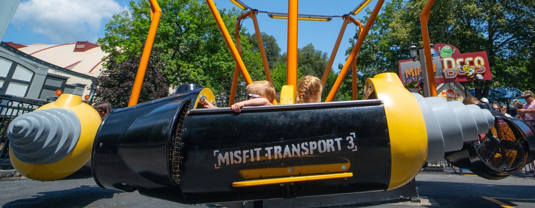 Minty Bees ride at Hersheypark