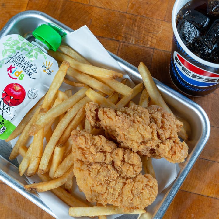 chicken tender meal from 1906 grill