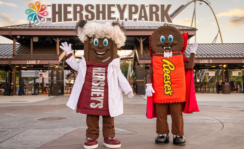 reeses and hersh for halloween