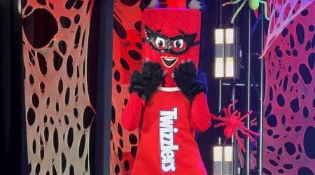 The Twizzler character at Hersheypark