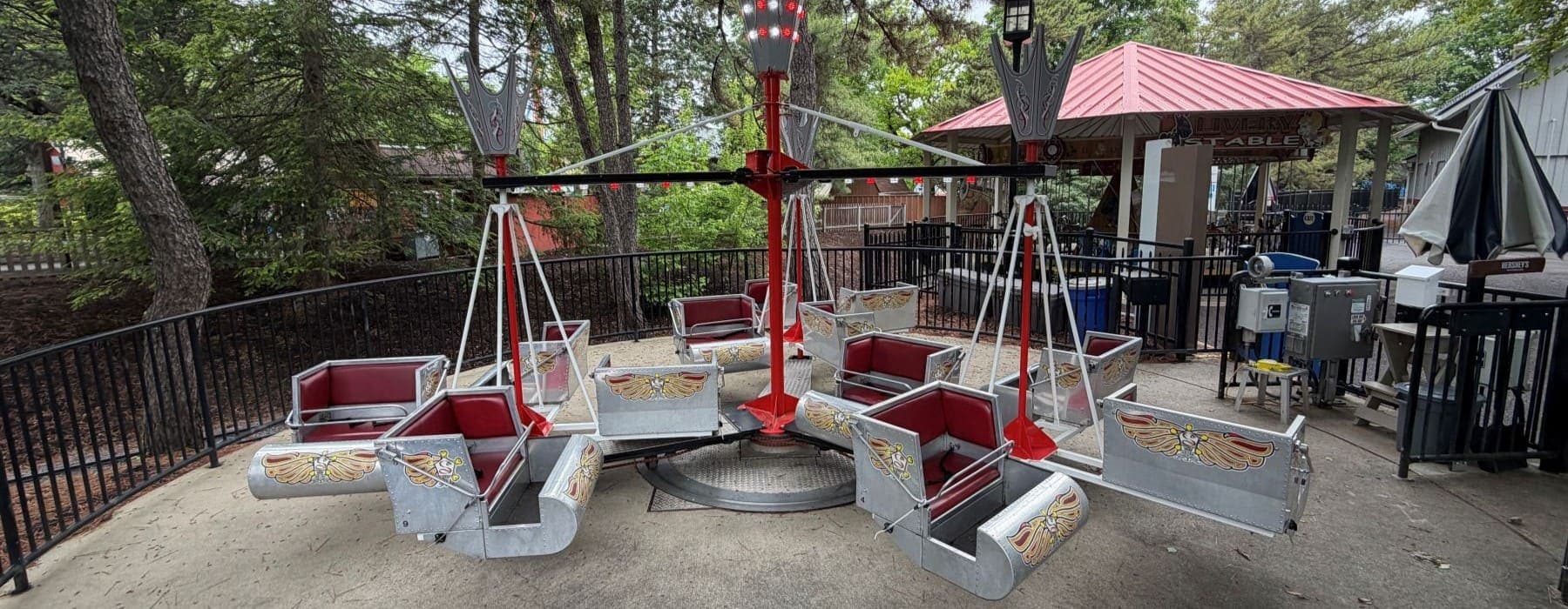 Mini Scrambler ride at Hersheypark