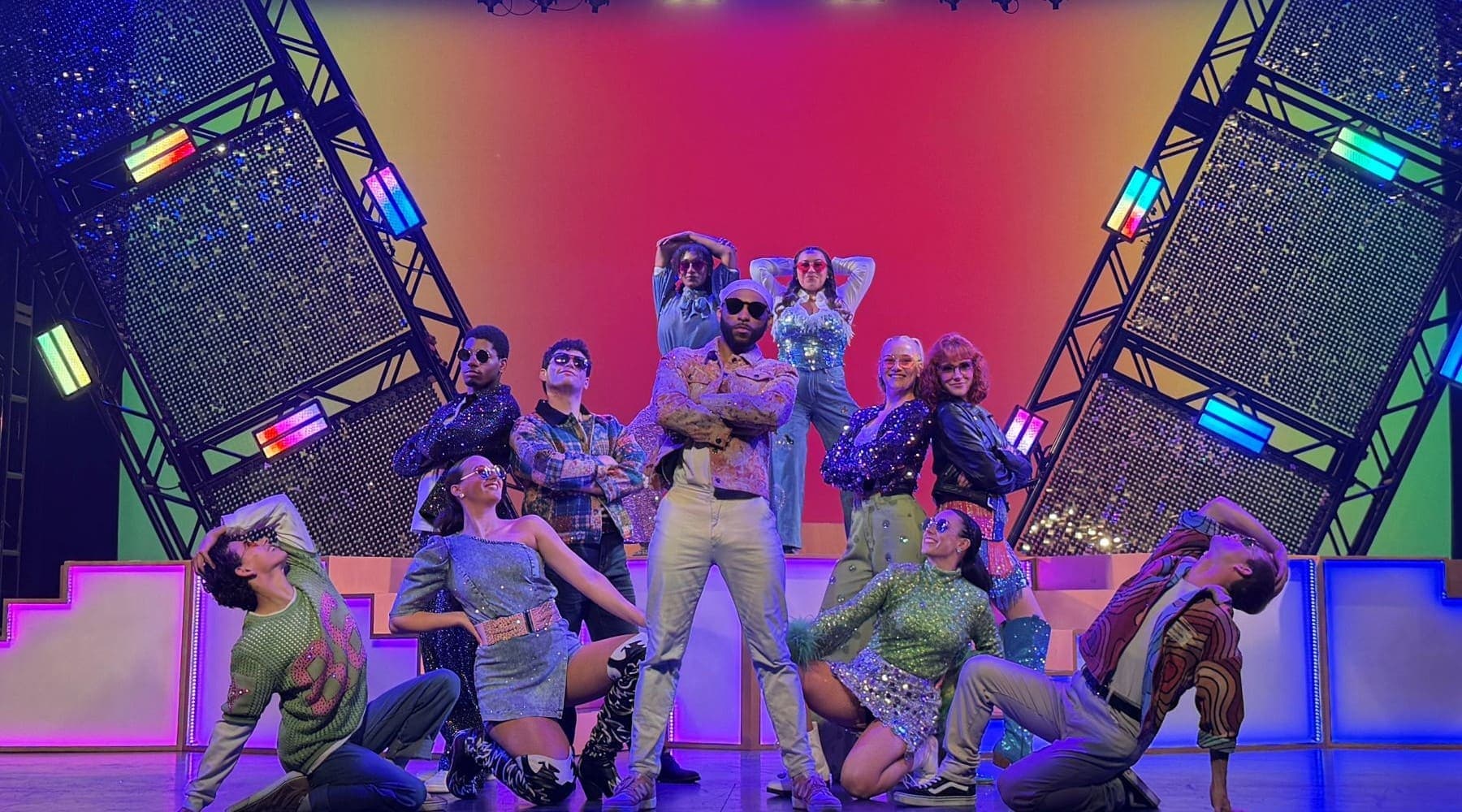 All america theatre show cast on stage